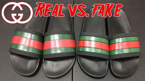 make fake gucci slides|the real gucci slides.